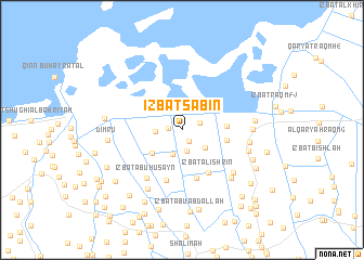 map of ‘Izbat Sab‘īn