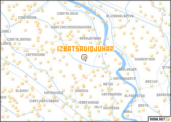 map of ‘Izbat Şādiq Jūhar