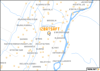 map of ‘Izbat Ṣafṭ