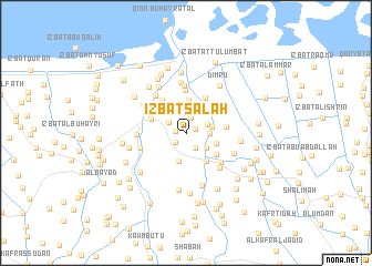 map of ‘Izbat Şalāḩ