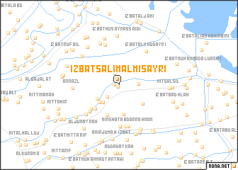 map of ‘Izbat Sālim al Misayrī