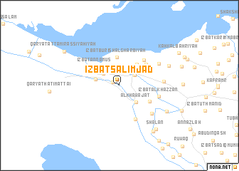 map of ‘Izbat Sālim Jād