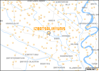 map of ‘Izbat Sālim Yūnis