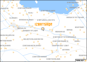 map of ‘Izbat Şaqr