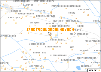 map of ‘Izbat Şawwān Abū Haybah