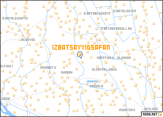 map of ‘Izbat Sayyid Sa‘fān