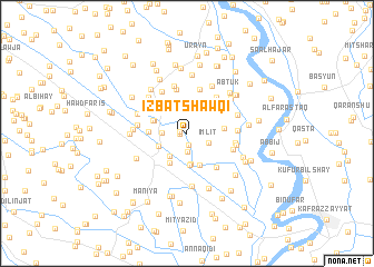 map of ‘Izbat Shawqī