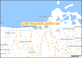 map of ‘Izbat Shughī al Baḩrīyah