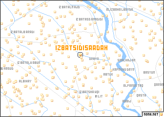 map of ‘Izbat Sīdī Sa‘ādah