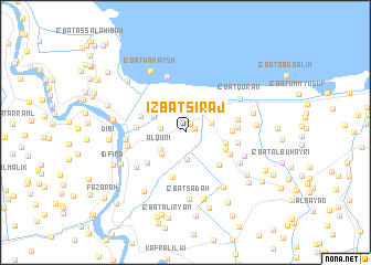 map of ‘Izbat Sirāj