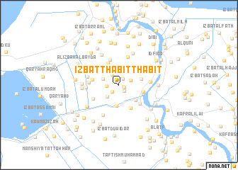 map of ‘Izbat Thābit Thābit