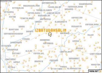 map of ‘Izbat ‘Ūdah Sālim