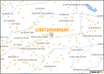 map of ‘Izbat Umm Ḩamdān