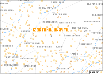 map of ‘Izbat Umm Juwayfil