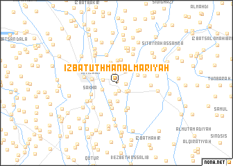 map of ‘Izbat ‘Uthmān al Mārīyah