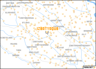 map of ‘Izbat Ya‘qūb