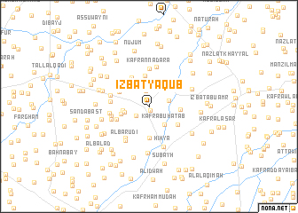 map of ‘Izbat Ya‘qūb