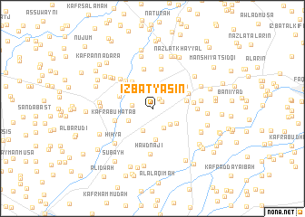 map of ‘Izbat Yāsīn