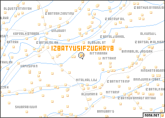 map of ‘Izbat Yūsif Zughayb