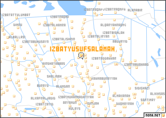 map of ‘Izbat Yūsuf Salāmah