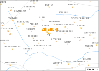 map of Izbishchi