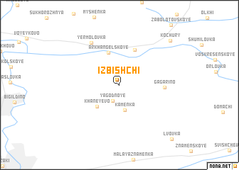map of Izbishchi