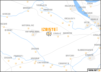 map of Izbişte