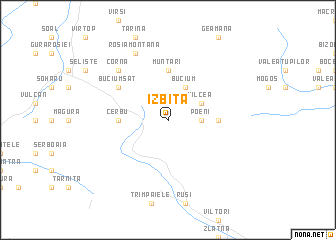 map of Izbita