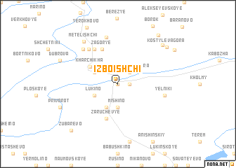 map of Izboishchi