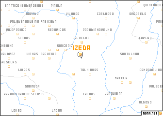 map of Izeda