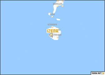 map of Izena
