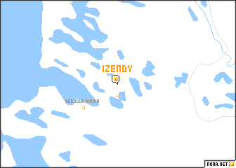 map of Izendy