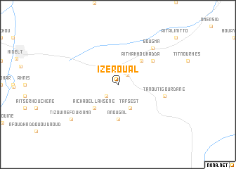 map of Izeroual