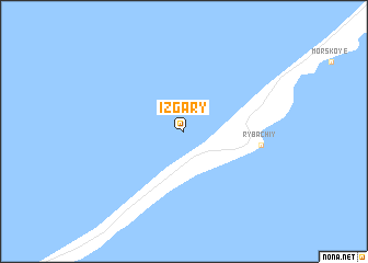 map of Izgary