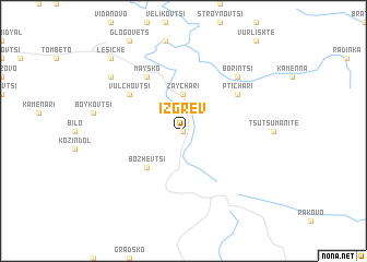 map of Izgrev