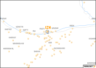 map of Izh