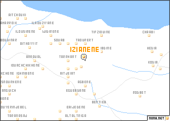 map of Izianene