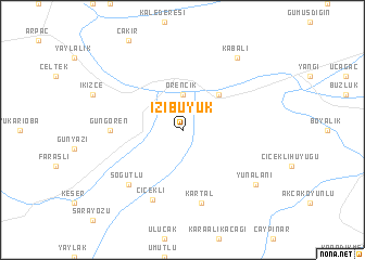 map of İzibüyük