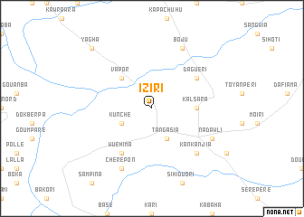 map of Iziri