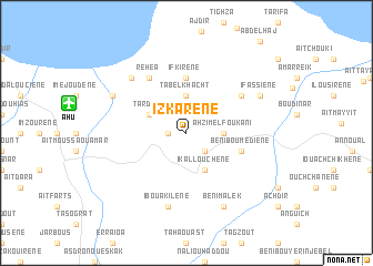 map of Izkarene