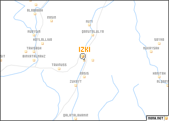 map of Izkī