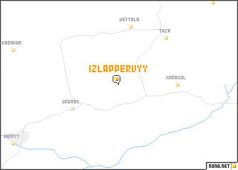 map of Izlap Pervyy