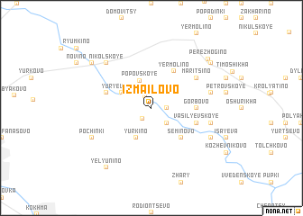 map of Izmailovo