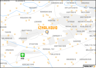 map of Izmalkovo