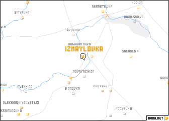 map of Izmaylovka