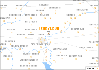 map of Izmaylovo