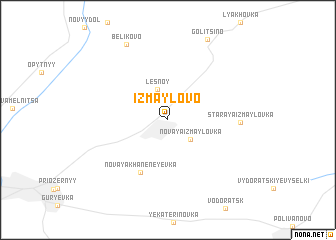 map of Izmaylovo