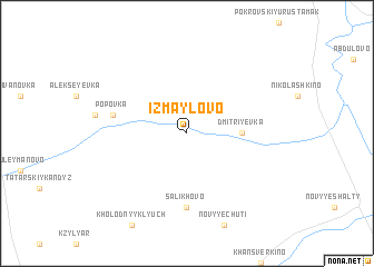 map of Izmaylovo