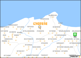 map of Izmorene