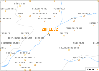 map of Iznalloz